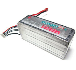 LiPo battery 22.2V 5300mAh 30C